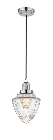 Franklin Restoration LED Mini Pendant in Polished Nickel (405|201C-PN-G664-7-LED)