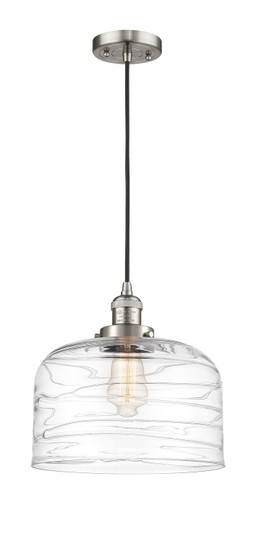 Franklin Restoration One Light Mini Pendant in Brushed Satin Nickel (405|201C-SN-G713-L)