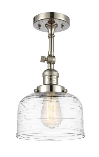 Franklin Restoration One Light Semi-Flush Mount in Polished Nickel (405|201F-PN-G713)