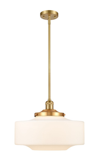 Franklin Restoration One Light Mini Pendant in Satin Gold (405|201S-SG-G691-16)