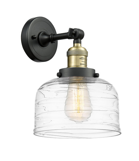 Franklin Restoration One Light Wall Sconce in Black Antique Brass (405|203-BAB-G713)
