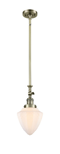 Franklin Restoration One Light Mini Pendant in Antique Brass (405|206-AB-G661-7)