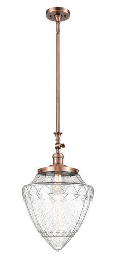 Franklin Restoration LED Mini Pendant in Antique Copper (405|206-AC-G664-12-LED)