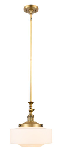 Franklin Restoration One Light Mini Pendant in Brushed Brass (405|206-BB-G691-12)