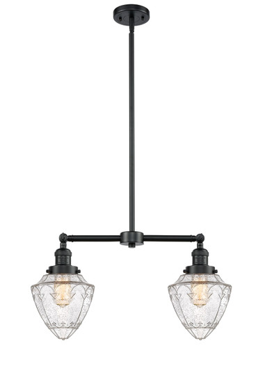 Franklin Restoration LED Island Pendant in Oil Rubbed Bronze (405|209-OB-G664-7-LED)