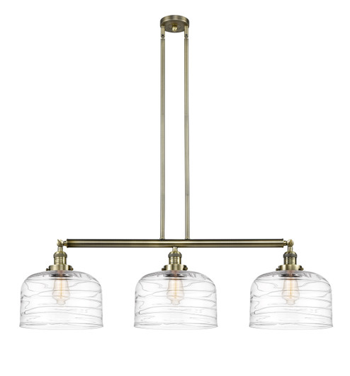 Franklin Restoration LED Island Pendant in Antique Brass (405|213-AB-G713-L-LED)