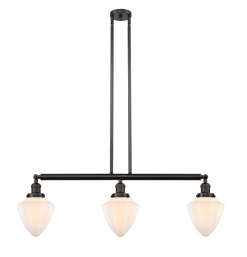 Franklin Restoration LED Island Pendant in Oil Rubbed Bronze (405|213-OB-G661-7-LED)