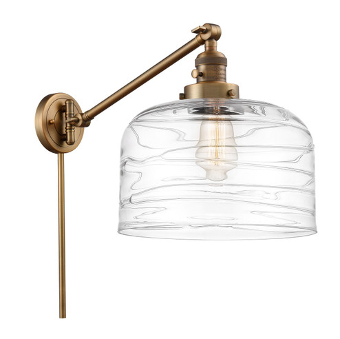 Franklin Restoration One Light Swing Arm Lamp in Brushed Brass (405|237-BB-G713-L)