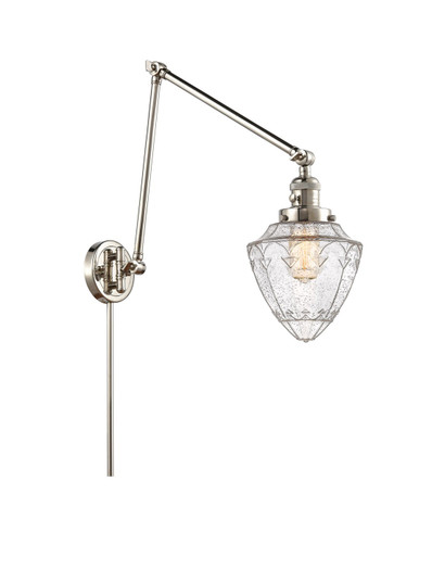 Franklin Restoration LED Swing Arm Lamp in Polished Nickel (405|238-PN-G664-7-LED)