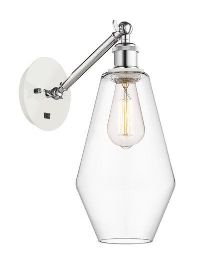 Ballston One Light Wall Sconce in White Polished Chrome (405|317-1W-WPC-G652-7)