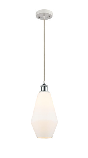 Ballston One Light Mini Pendant in White Polished Chrome (405|516-1P-WPC-G651-7)