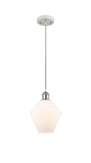 Ballston LED Mini Pendant in White Polished Chrome (405|516-1P-WPC-G651-8-LED)