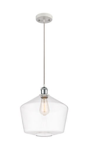 Ballston LED Mini Pendant in White Polished Chrome (405|516-1P-WPC-G652-12-LED)