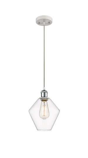 Ballston One Light Mini Pendant in White Polished Chrome (405|516-1P-WPC-G652-8)