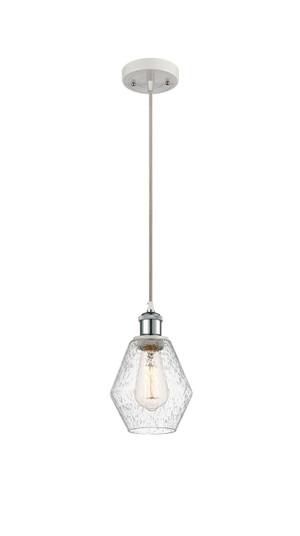 Ballston LED Mini Pendant in White Polished Chrome (405|516-1P-WPC-G654-6-LED)