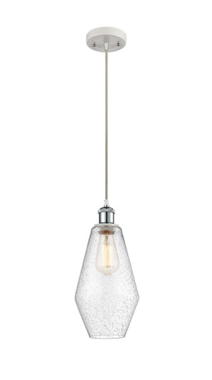 Ballston LED Mini Pendant in White Polished Chrome (405|516-1P-WPC-G654-7-LED)