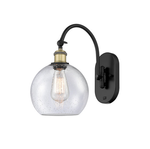 Ballston LED Wall Sconce in Black Antique Brass (405|518-1W-BAB-G124-8-LED)