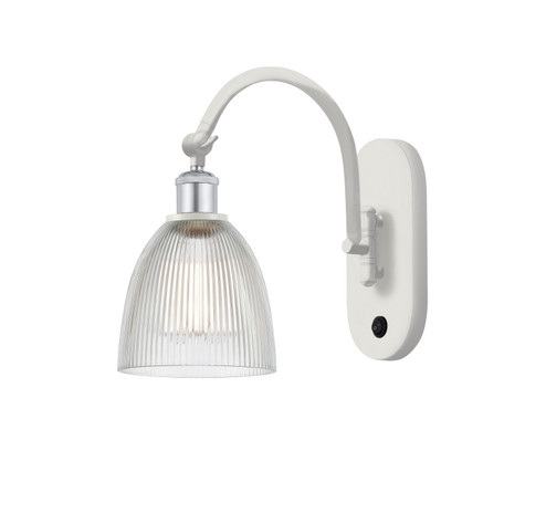 Ballston One Light Wall Sconce in White Polished Chrome (405|518-1W-WPC-G382)