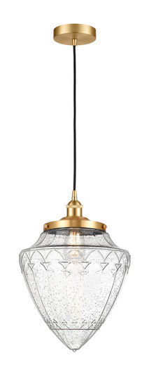 Edison One Light Mini Pendant in Satin Gold (405|616-1PH-SG-G664-12)