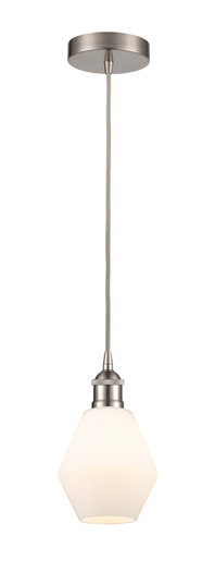 Edison One Light Mini Pendant in Brushed Satin Nickel (405|616-1P-SN-G651-6)