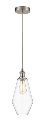 Edison LED Mini Pendant in Brushed Satin Nickel (405|616-1P-SN-G652-7-LED)