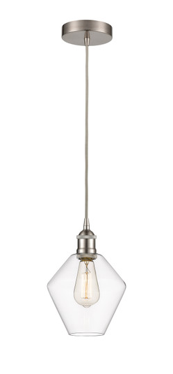 Edison One Light Mini Pendant in Brushed Satin Nickel (405|616-1P-SN-G652-8)