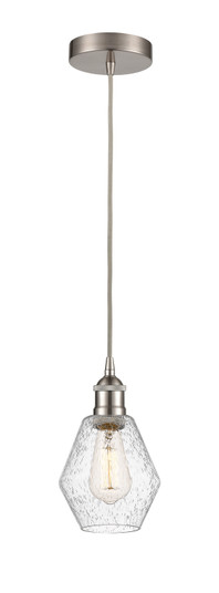 Edison One Light Mini Pendant in Brushed Satin Nickel (405|616-1P-SN-G654-6)