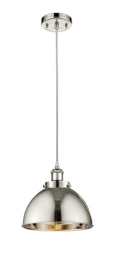 Ballston Urban LED Mini Pendant in Polished Nickel (405|916-1P-PN-MFD-10-PN-LED)