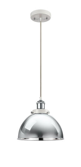 Ballston Urban LED Mini Pendant in White Polished Chrome (405|916-1P-WPC-MFD-10-PC-LED)