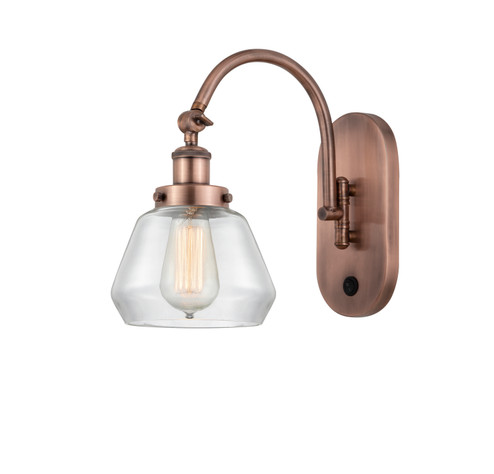 Franklin Restoration One Light Wall Sconce in Antique Copper (405|918-1W-AC-G172)