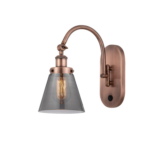 Franklin Restoration One Light Swing Arm in Antique Copper (405|918-1W-AC-G63)