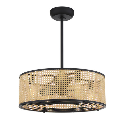 Astoria LED Fan D'Lier in Matte Black (51|25-FD-1650-89)
