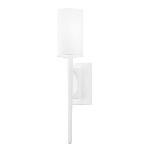 Wallace One Light Wall Sconce in Gesso White (67|B1041-GSW)