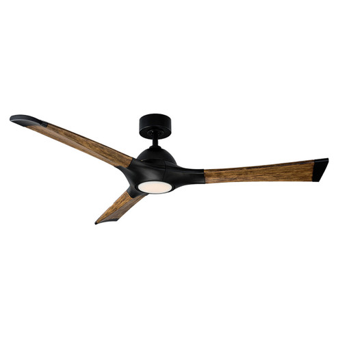 Woody 60''Ceiling Fan in Matte Black/Distressed Koa (441|FR-W1814-60L-MB/DK)