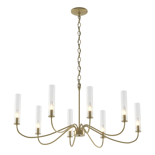 Grace Eight Light Chandelier in Modern Brass (39|105050-SKT-86-BR-ZM0611)