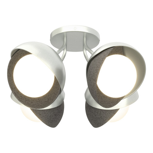 Brooklyn Four Light Semi-Flush Mount in Vintage Platinum (39|121376-SKT-82-20-GG0711) Brooklyn Four Light Semi-Flush Mount in Vintage Platinum (39|121376-SKT-82-20-GG0711)