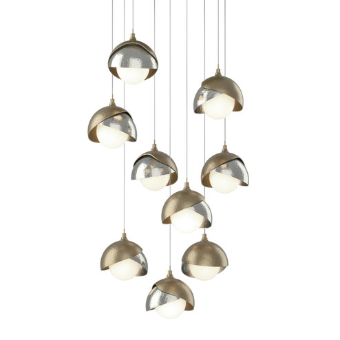 Brooklyn Brooklyn 9-Light Double Shade Pendant in Soft Gold (39|131105-SKT-LONG-84-85-GG0711)