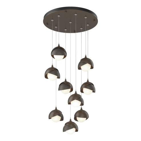 Brooklyn Brooklyn 9-Light Double Shade Pendant in Bronze (39|131105-SKT-STND-05-07-GG0711)