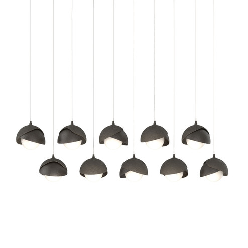 Brooklyn LED Pendant in Dark Smoke (39|131205-SKT-LONG-07-14-GG0711)