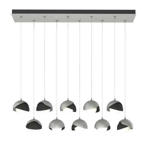 Brooklyn Brooklyn 10-Light Double Shade Pendant in Vintage Platinum (39|131205-SKT-STND-82-10-GG0711)