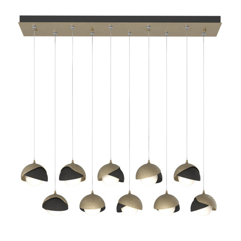 Brooklyn Brooklyn 10-Light Double Shade Pendant in Soft Gold (39|131205-SKT-STND-84-10-GG0711)