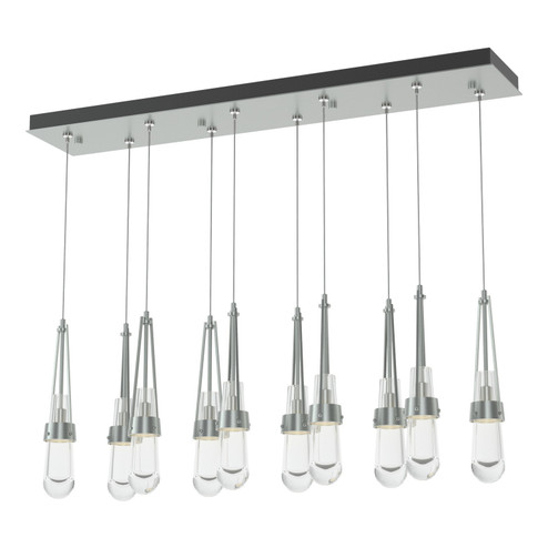 Link Link 10-Light Clear Glass Pendant in Vintage Platinum (39|131207-SKT-STND-82-ZM0434)
