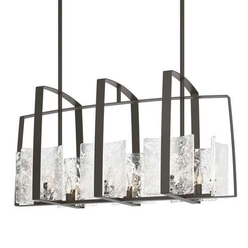 Arc Eight Light Linear Pendant in Dark Smoke (39|131311-SKT-MULT-07-YR0699)