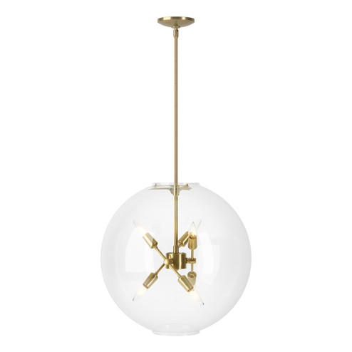 Sfera Six Light Pendant in Modern Brass (39|134410-SKT-MULT-86-ZM0497)