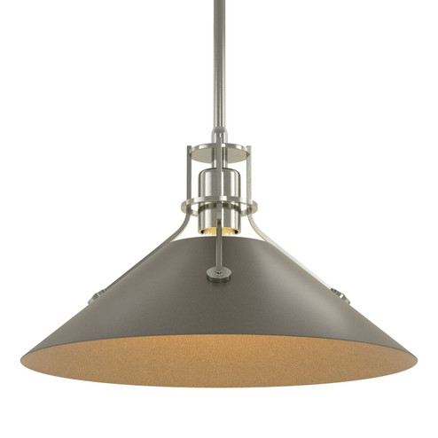 Henry Henry Medium Steel Shade Pendant in Sterling (39|134550-SKT-MULT-85-07)