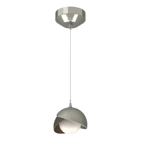 Brooklyn One Light Mini Pendant in Sterling (39|161183-SKT-STND-85-05-GG0711)
