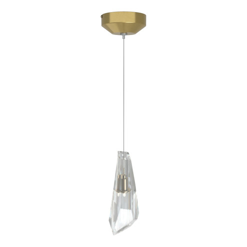 Luma One Light Mini Pendant in Modern Brass (39|161321-SKT-STND-86-CR)