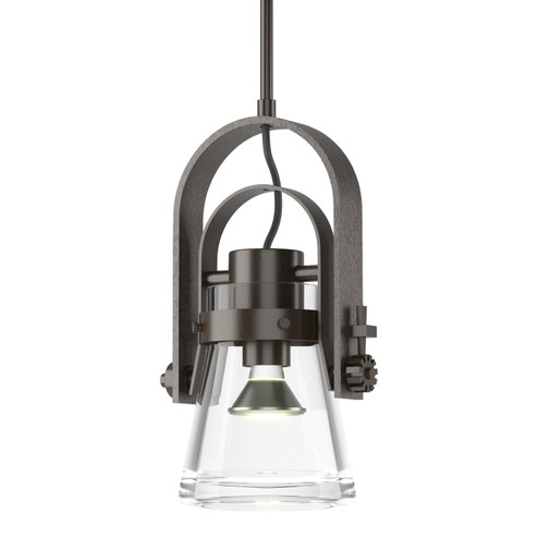 Erlenmeyer One Light Mini Pendant in Oil Rubbed Bronze (39|187200-SKT-MULT-14-ZM0467)