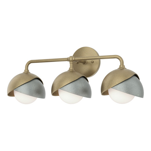 Brooklyn Brooklyn 3-Light Double Shade Bath Sconce in Soft Gold (39|201375-SKT-84-82-GG0711)