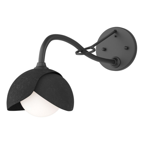 Brooklyn Brooklyn 1-Light Double Shade Long-Arm Sconce in Black (39|201377-SKT-10-10-GG0711)